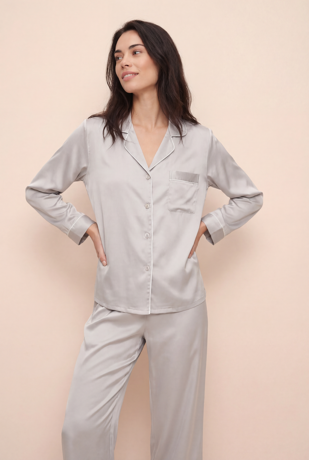 Luxury Mulberry Silk Pajama Set Women