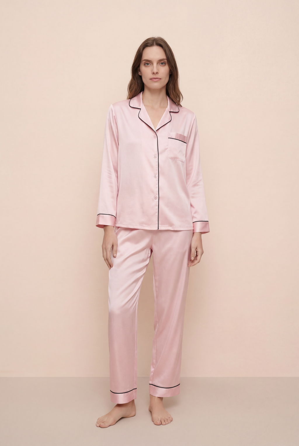 Luxury Mulberry Silk Pajama Set Women