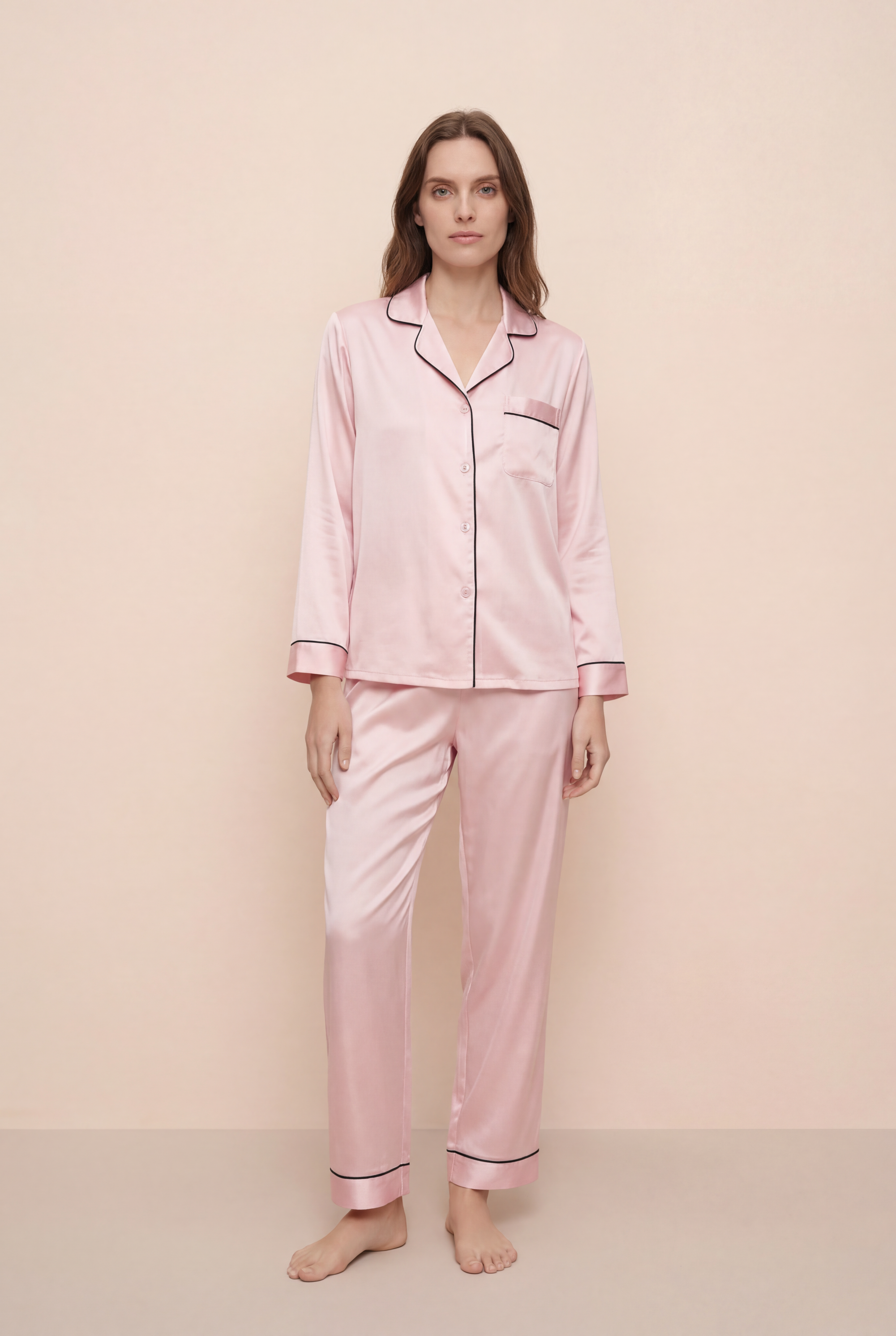 Luxury Mulberry Silk Pajama Set Women