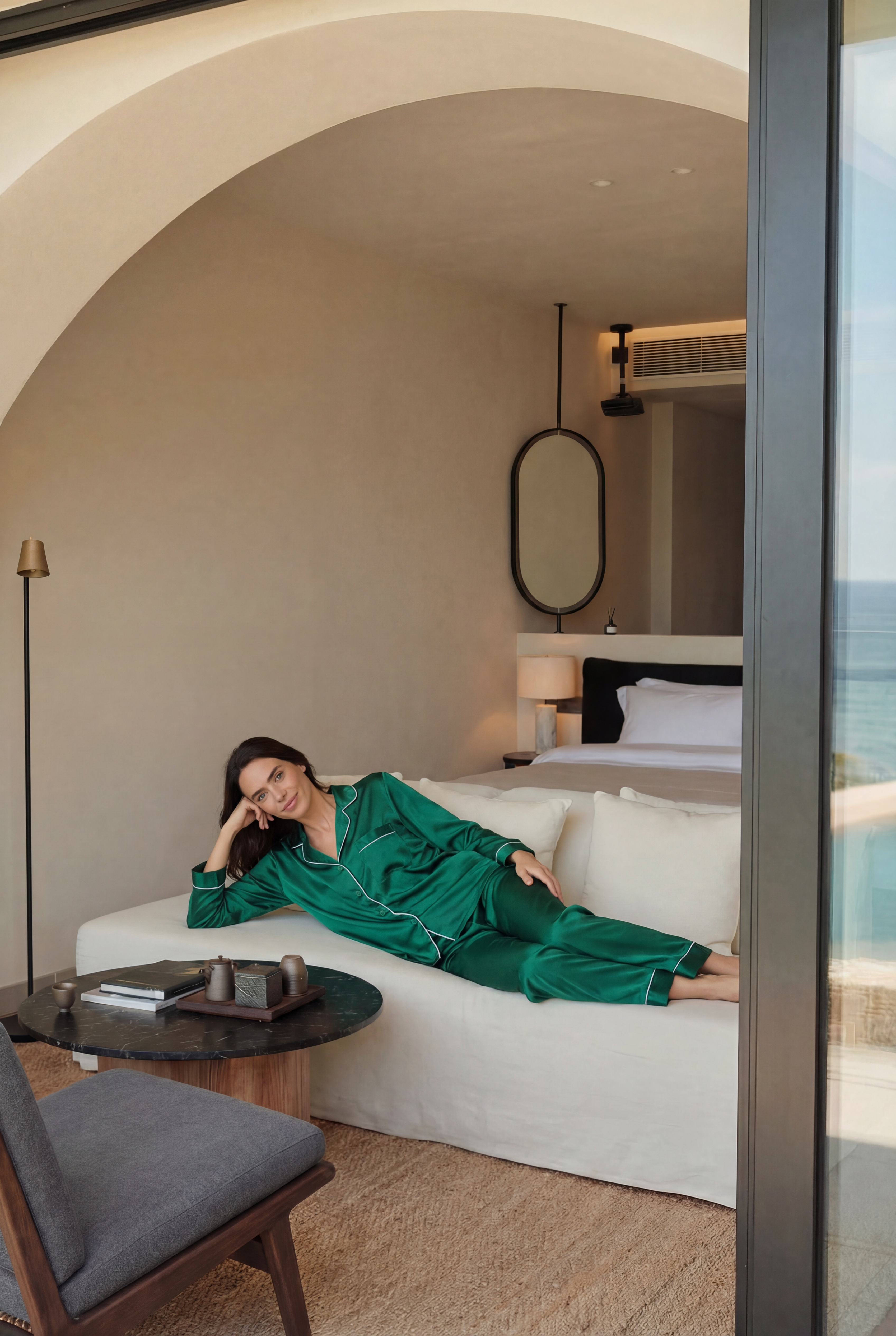 Luxury Mulberry Silk Pajama Set Women