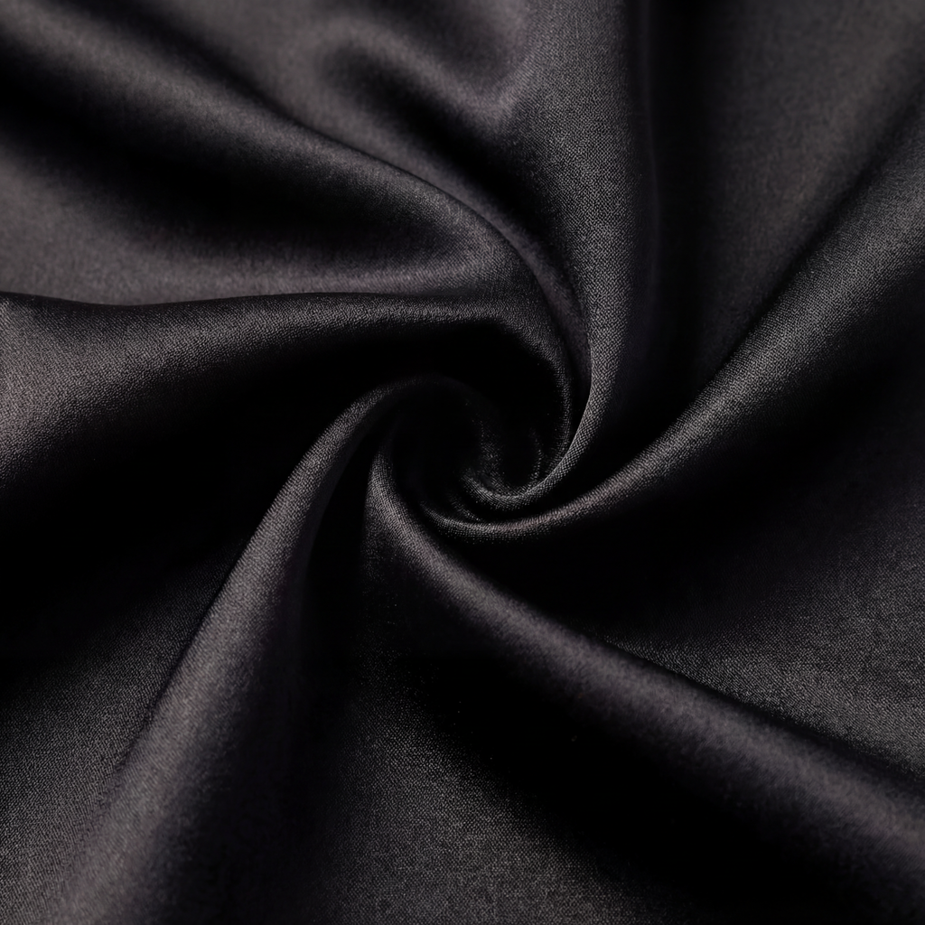 Black Silk Evening Dress