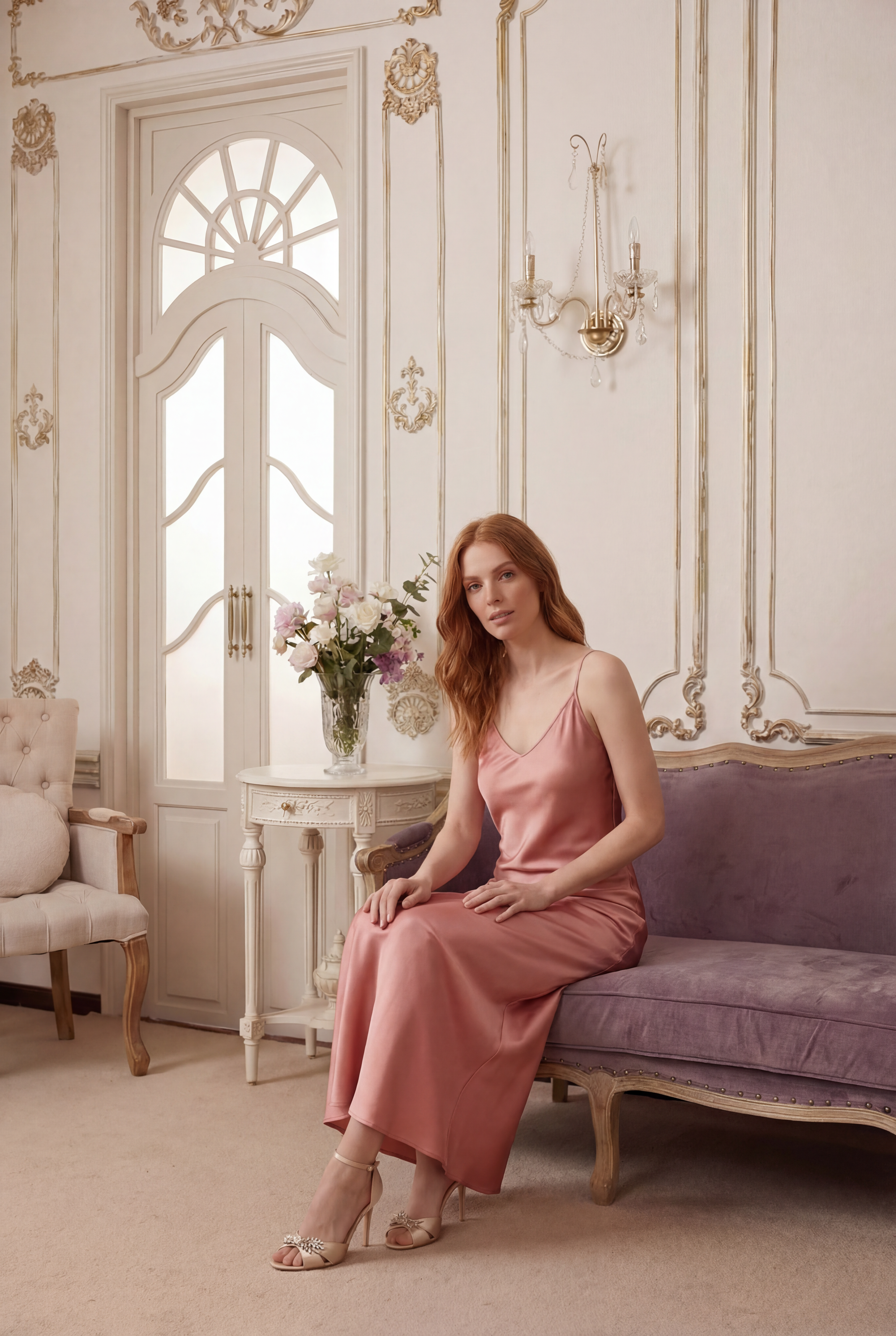 Rose Gold Evening Dress