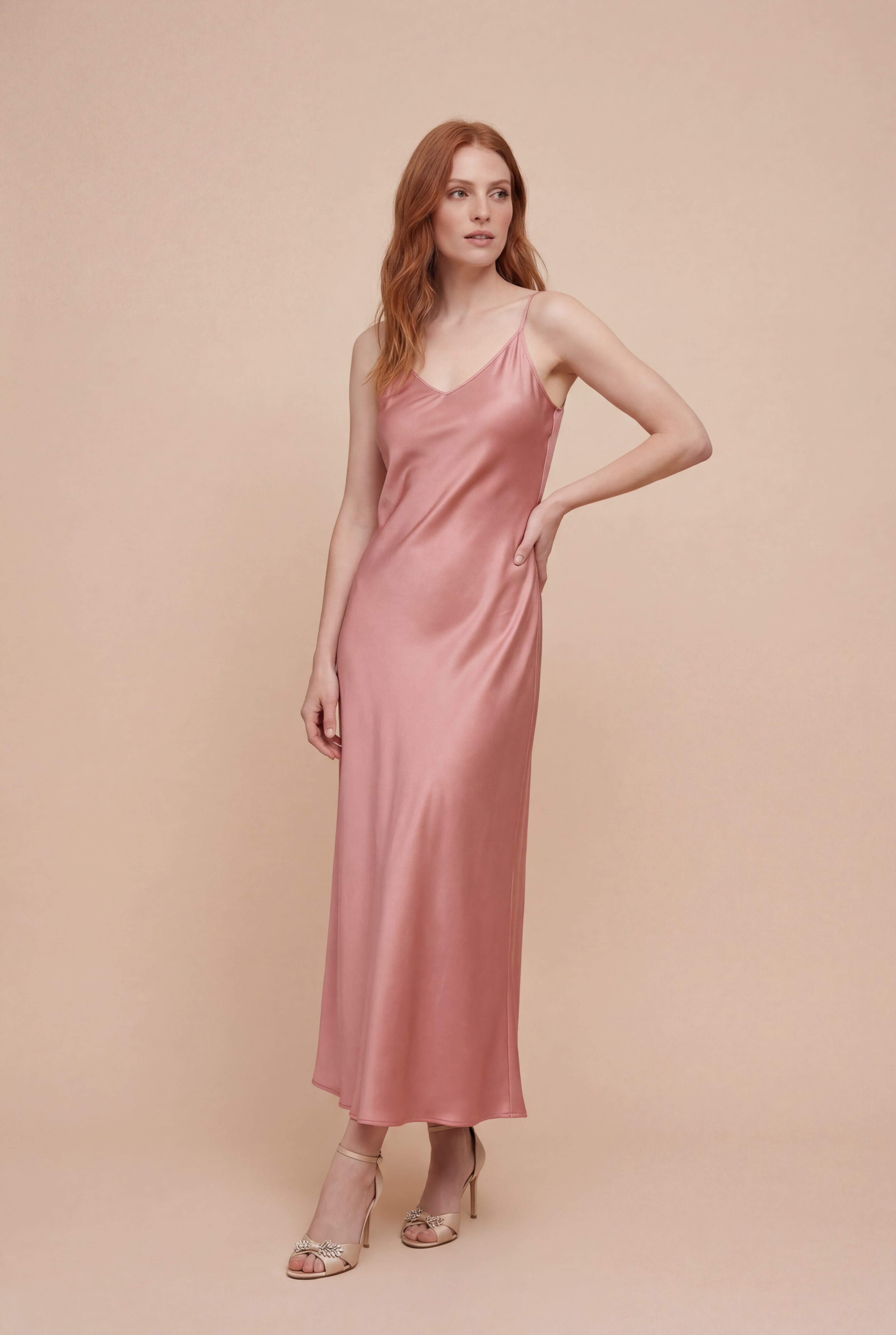 Rose Gold Evening Dress
