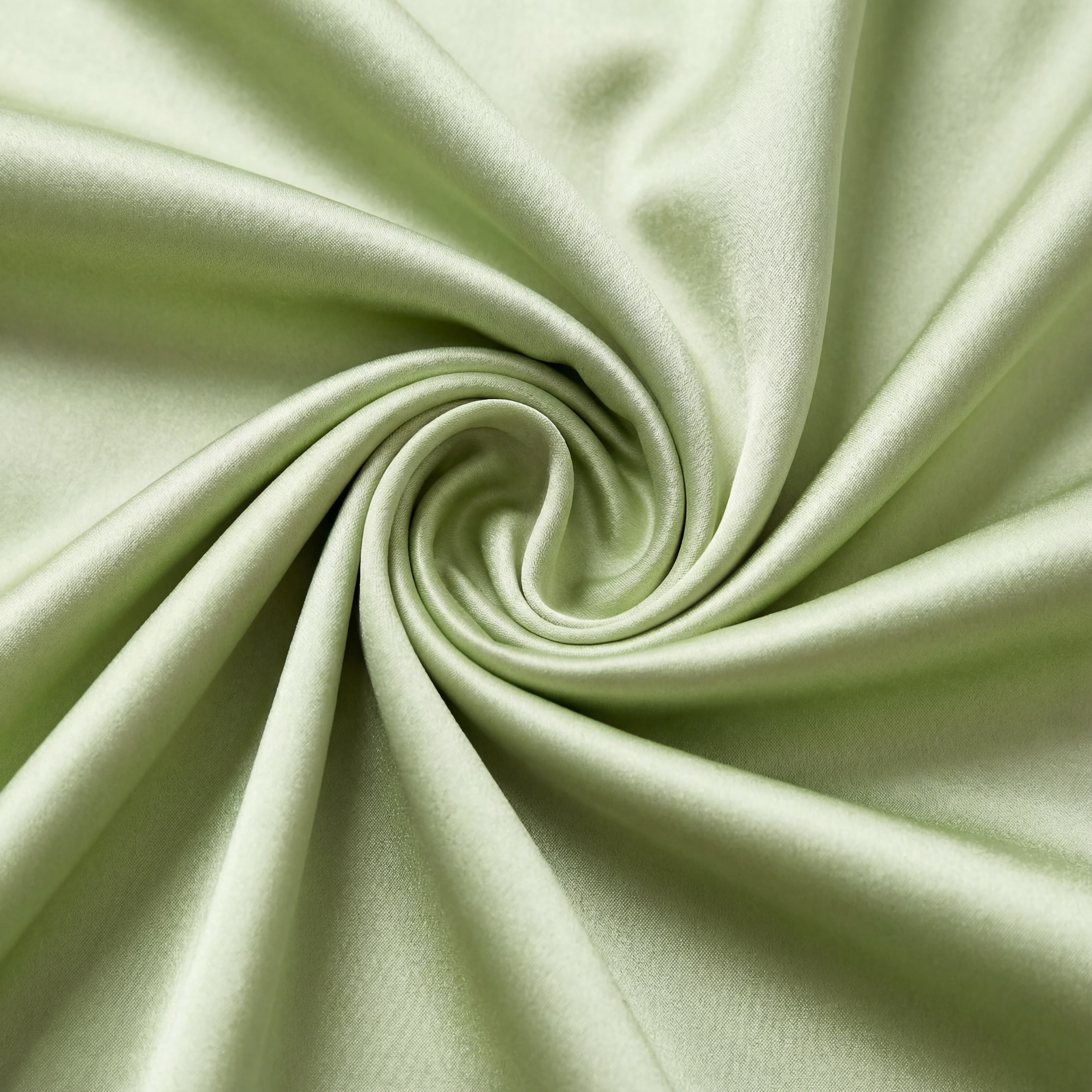 Sage Green Silk Evening Dress