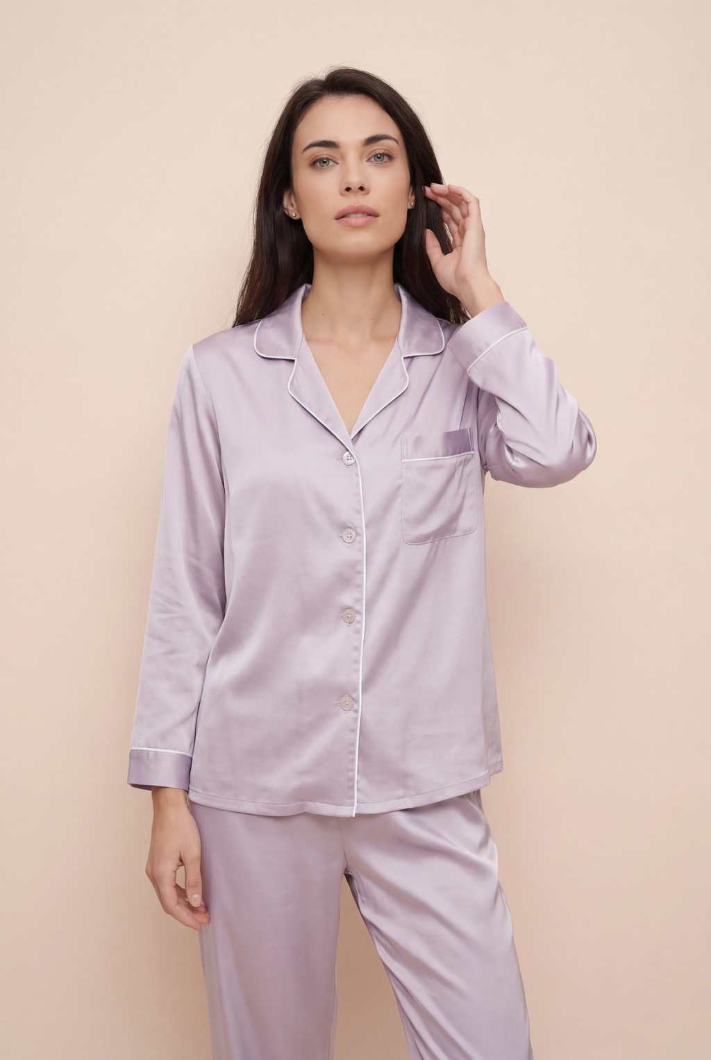 Luxury Mulberry Silk Pajama Set Women
