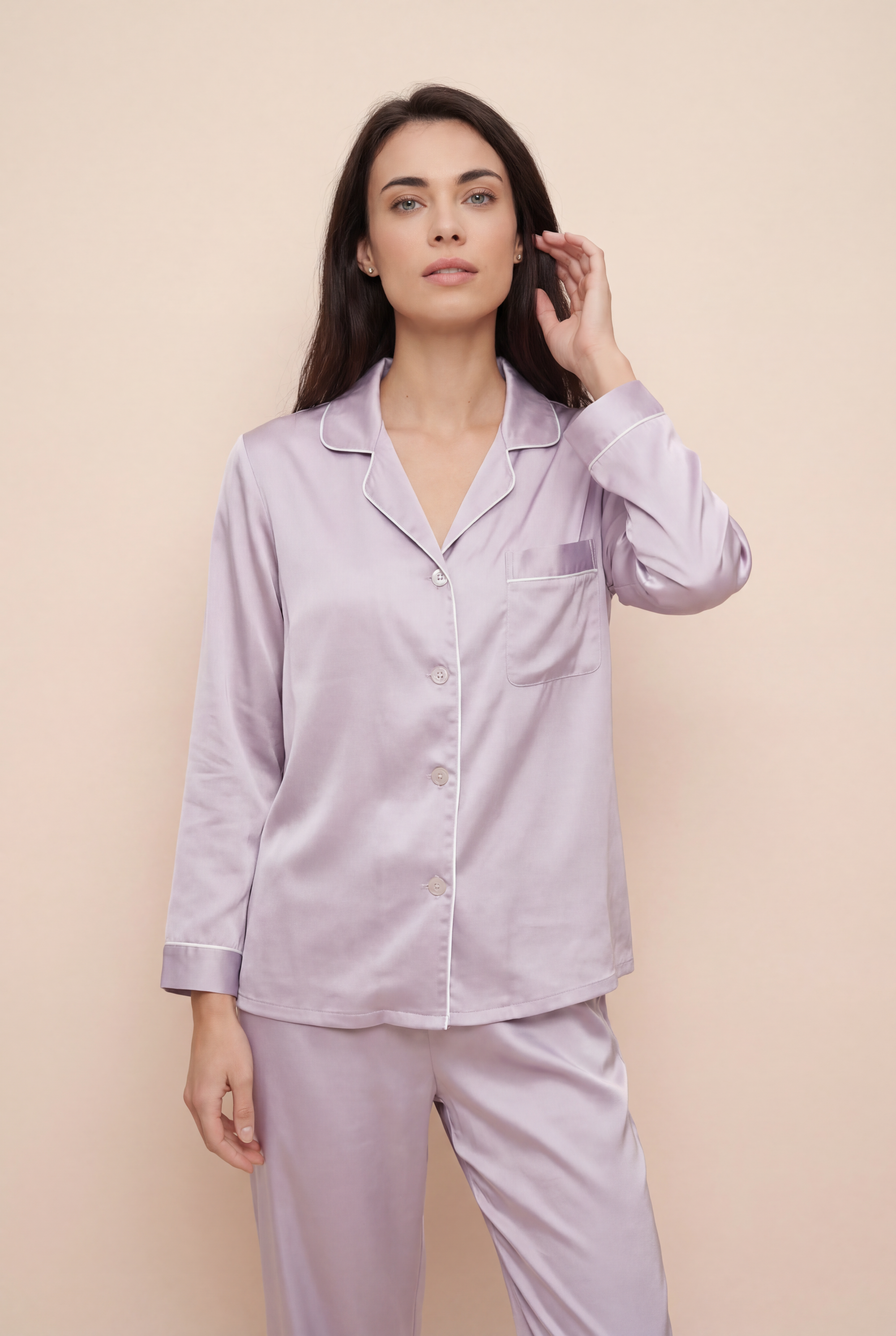Luxury Mulberry Silk Pajama Set Women