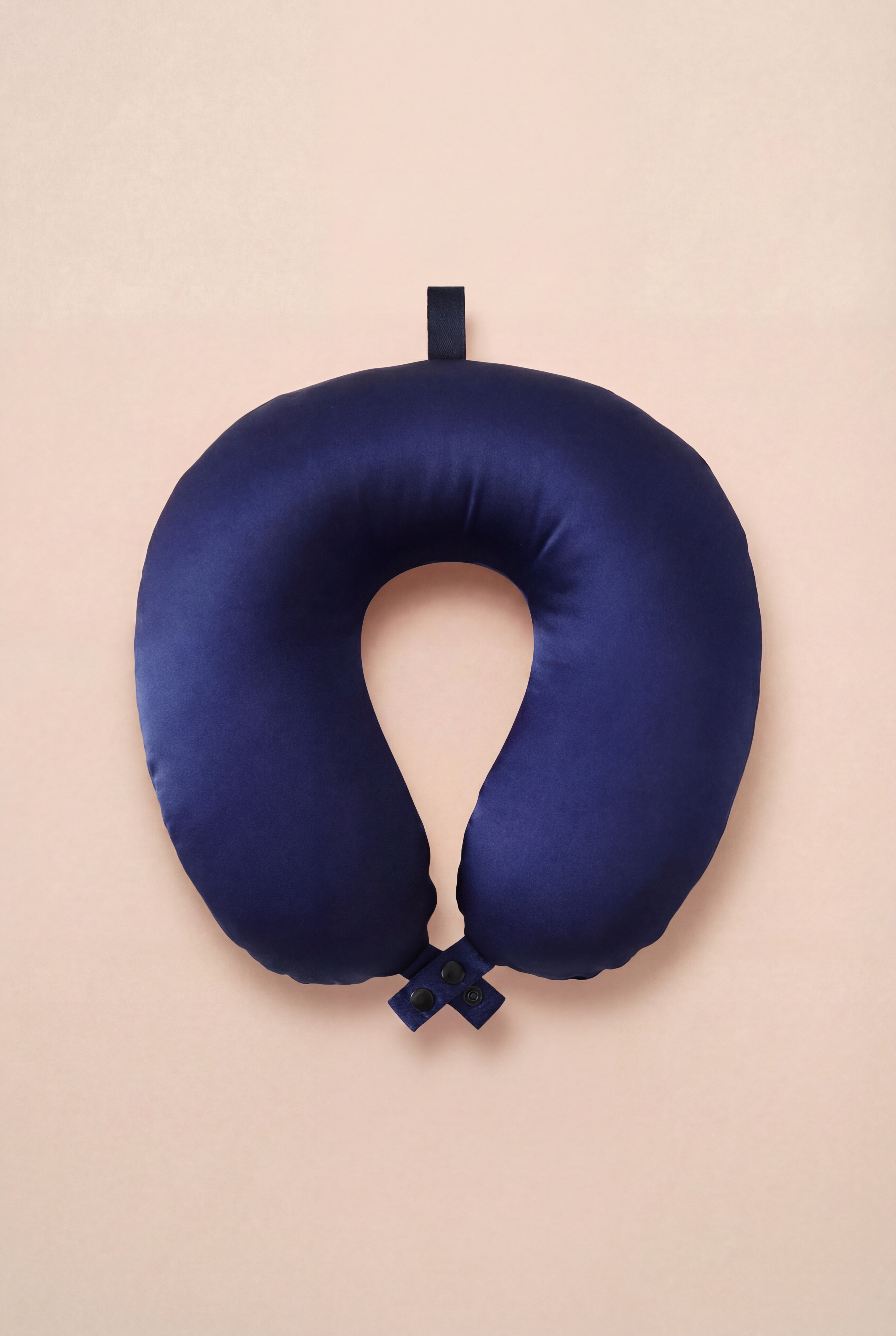 Navy Blue Slik Neck Pillow