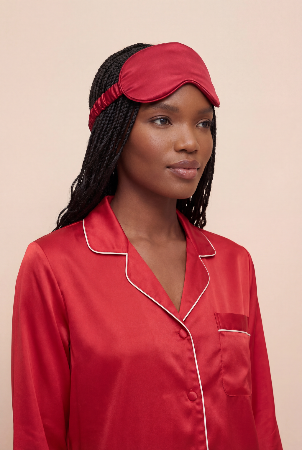 Red Silk Sleep Mask