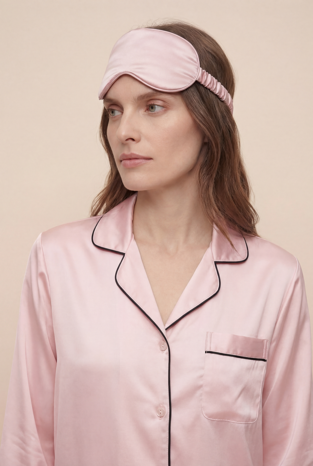 Lotus Pink Silk Sleep Mask